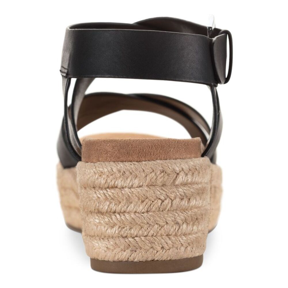 STYLE & COMPANY Womens Black 1-1/2" Platform Emalinee Wedge Espadrille Shoes 7 M - Picture 3 of 4